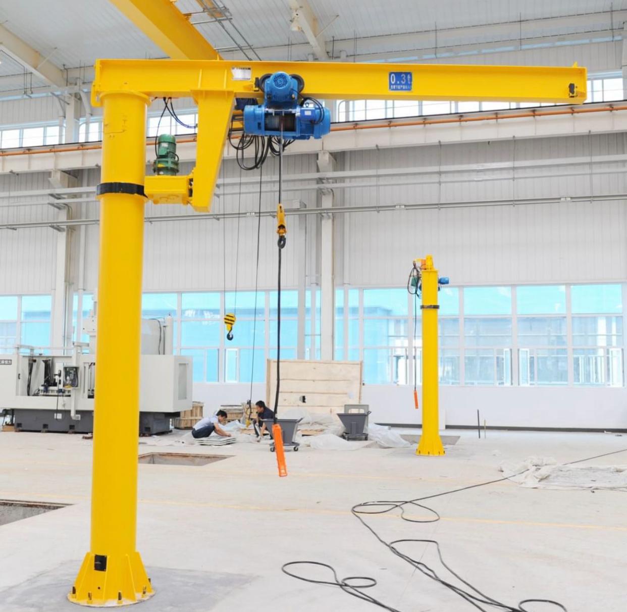 Instalación de grua